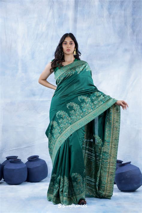 Best Kashmiri Kani Sarees Online | Singhania's