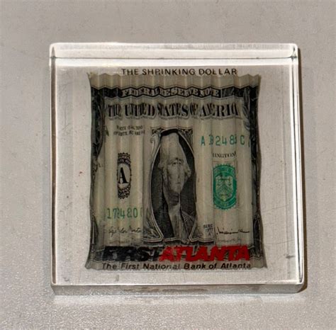 1980s THE SHRINKING DOLLAR First Atlanta National Bank of Atlanta ...