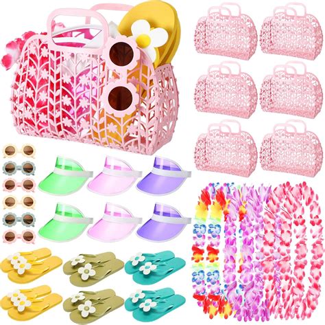 Amazon.com: Tiangrid 6 Set Summer Pool Party Favors Beach Party Favors ...