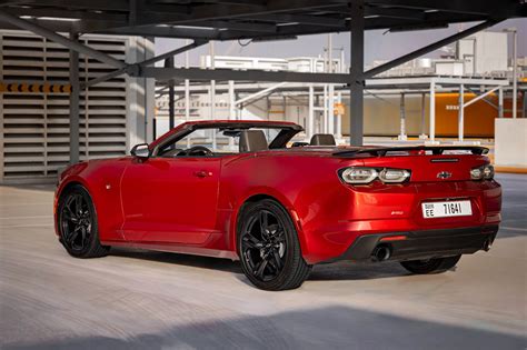 Rent Chevrolet Camaro Convertible Red in Dubai - Convertible - Octane.Rent