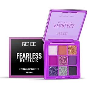 Buy RENEE Fearless Eyeshadow Palettes – Metallic 12gm, Vibrant Shades ...