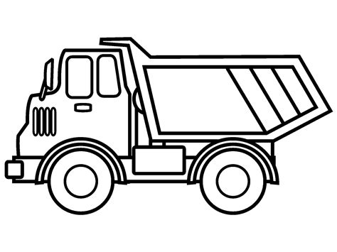 Lorry Colouring Pages Printable - Printable Free Templates