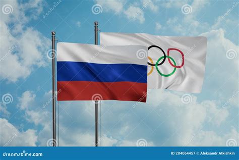 Olympic Games and Russia Flag Editorial Photography - Image of waving ...