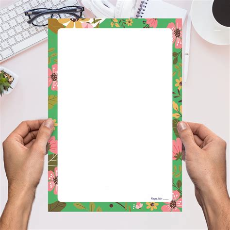 VividPrint Unruled Project Papers Unruled Designer Sheet Multicolor ...
