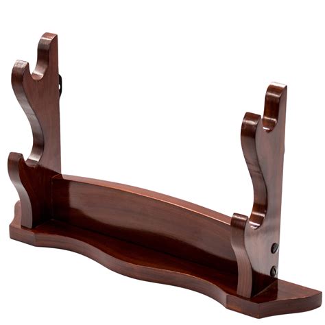 Mythrojan Solid Wood Sword Stand Medieval Sword Wall Mount Samurai ...