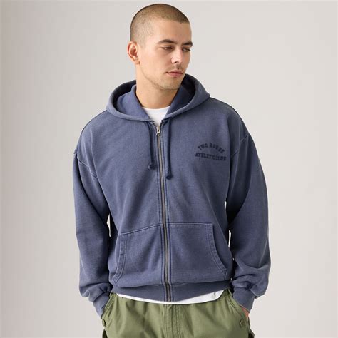 Levi's® Men's Two Horse Cropped Zip-Up Sweatshirt - Two Horse Full Zip ...