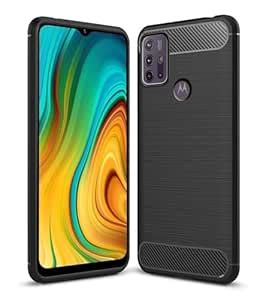 Bintage Silicon Matte Carbon Fibre Brushes Case Back Cover Compatible ...