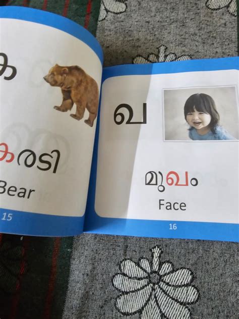 My First Malayalam Alphabets Picture Book with English Translations ...