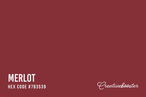 All about the color Merlot: Merlot Hex #7B3539, Meaning & Combination ...
