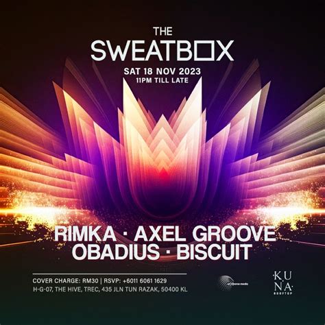 The Sweatbox at Kuna Rooftop, Kuna Rooftop, Kuala Lumpur, 18 November ...