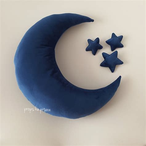 Denim Moon Prop with stars – propskapitara