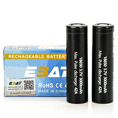 V Force Imr 18650 3000mah 40a 3 7v Ft Batteries | Desertcart INDIA