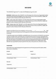 bid bond bid bond templates at allbusinesstemplates bid bond bid bond templates at allbusinesstemplates
