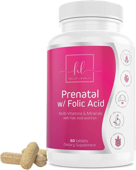 Prenatal Vitamin With 60 Mg Iron at Roger Marino blog