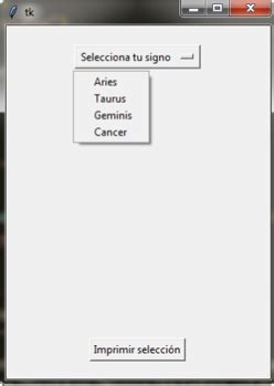 Option Button in Python 的图像结果