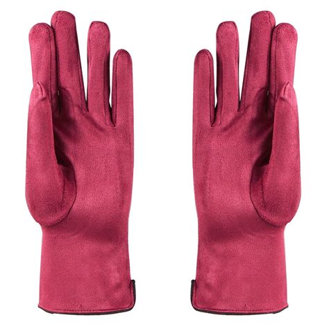 Winter Gloves For Women - Maroon – BONJOUR