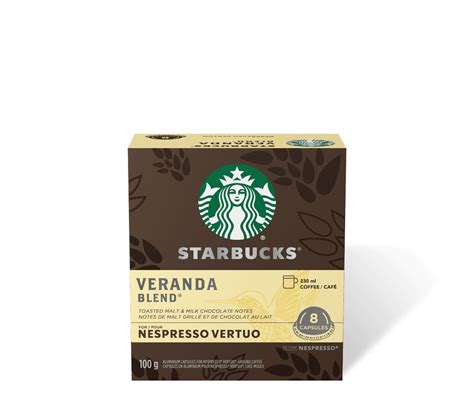 STARBUCKS - VERANDA BLEND NESPRESSO - VERTUO - Personal Service Coffee