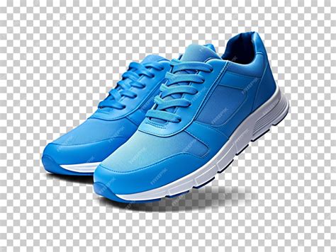 Premium PSD | Blue sport sneakers shoes isolated on transparent background png psd