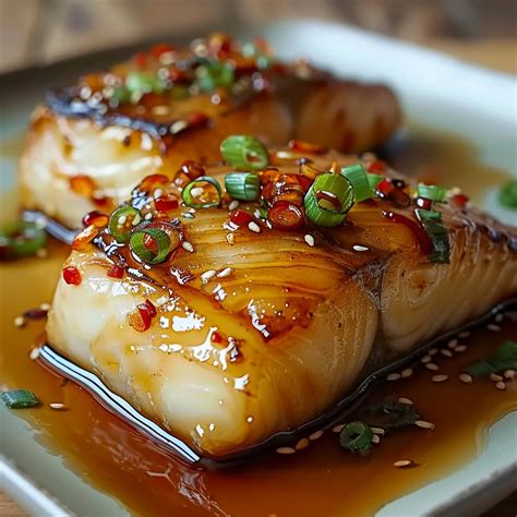 Easy Ginger Soy Glazed Cod Recipe - Healthy Asian Fish Dinner - My ...