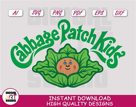 Cabbage Patch Logo Printable