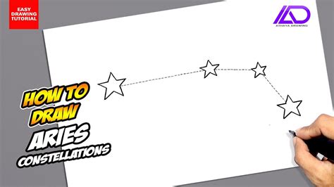 How to draw Aries Constellations - YouTube