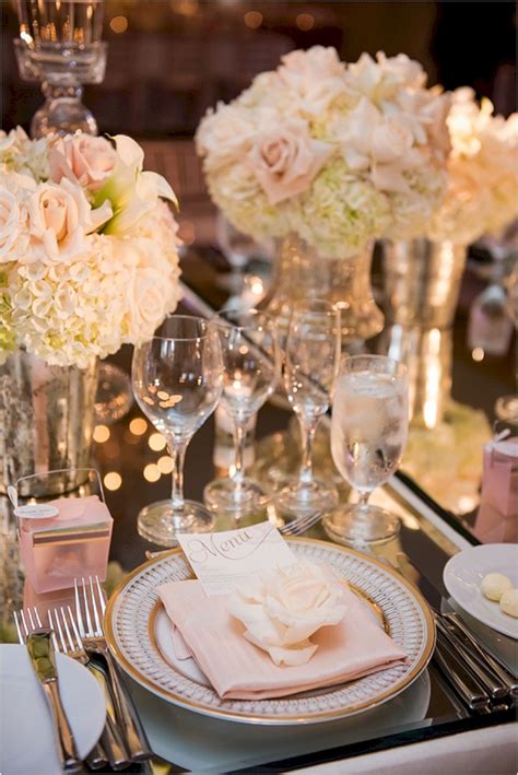 45+ Modern Impressive Wedding Table Setting Ideas for Guests to Admire ...