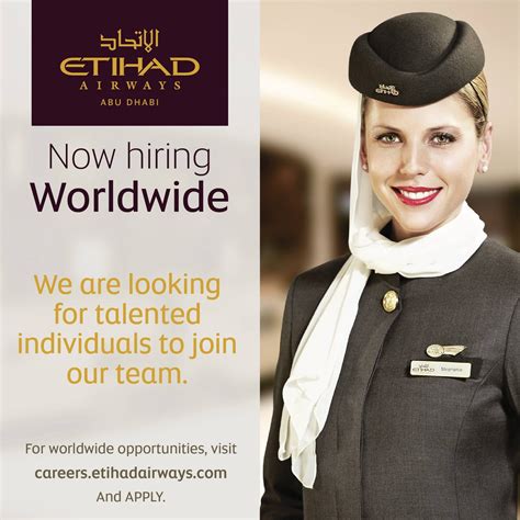 Etihad Airways Flight Attendant Jobs (Fresher's) Worldwide, Abu Dhabi ...