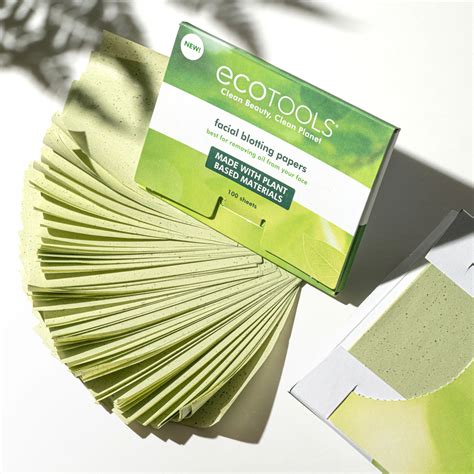 EcoTools Oil Absorbing Facial Blotting Papers, Removes Excess Oil, Travel Sized, Easy To Use ...
