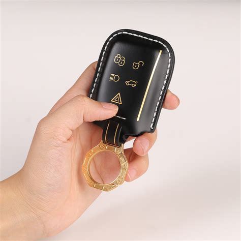 Keycare Italian leather key cover for Jaguar XF XJ XE F-PACE F-Type Ra