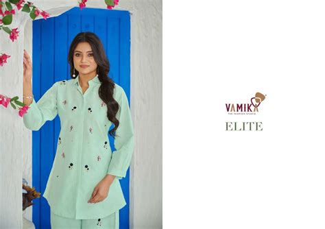 Vamika Elite Cambric Cotton Co Ord Set - Amrah Wholesale