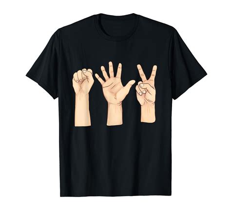 Funny Rock Paper Scissors Retro Game Fan T-Shirt - Walmart.com