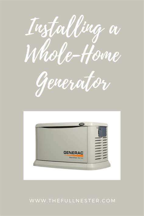 Installing Home Generator 的图像结果