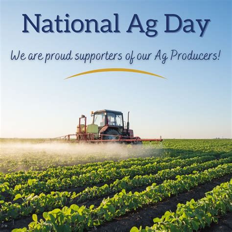 Farmers & Merchants State Bank | Happy National Ag Day! Today, as we ...