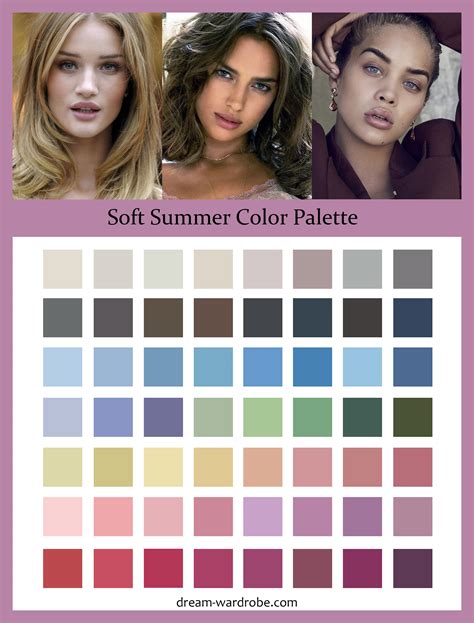 Soft Summer Color Palette and Wardrobe Guide – Dream Wardrobe