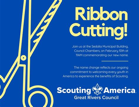 Scouting America - Mayor Proclamation and Ribbon Cutting, 200 S Osage ...