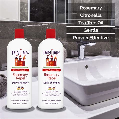 Fairy Tales Rosemary Repel Lice Shampoo- Daily Kids Shampoo for Lice ...