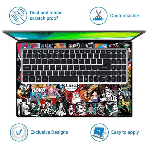 Shop Demon Slayer Sticker Bomb Laptop Skin | Buy Online Now – SkinsLegend
