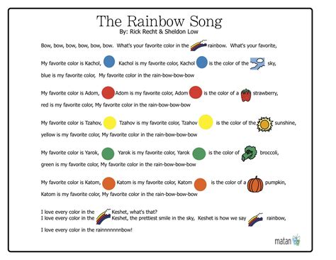 De Colores Lyrics Printable - Printable Board Games