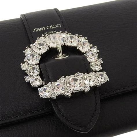 Jimmy Choo Cheri Chain Leather Wallet