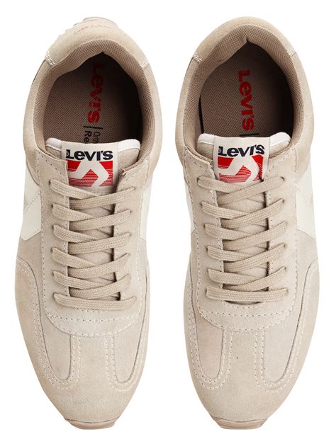 Men's Cream Colorblock Sneakers – Levis India Store