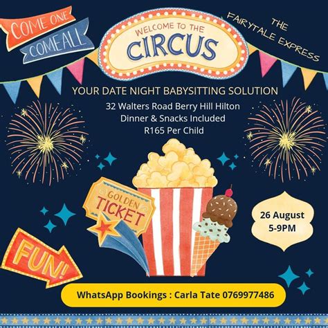 Date Night Child Care , The Fairytale Express, Hilton, 26 August 2023 ...