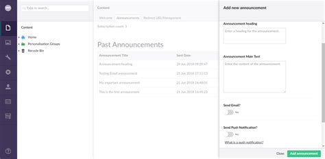 Push notifications and Umbraco