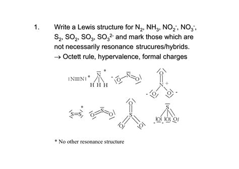 Resonance Structures No2
