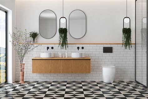 7 Eye-Catching Bathroom Tile Trends You'll See in 2023 | Fixr