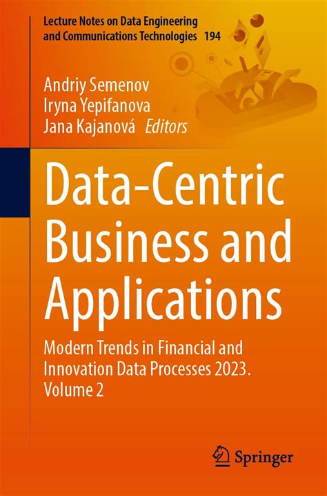 Buy Data-Centric Business and Applications: Modern Trends in Financial ...