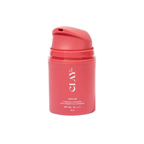 Clayco Sunglaze Sunscreen SPF 50 PA ++++ with Probiotic & Ceramides (5 ...