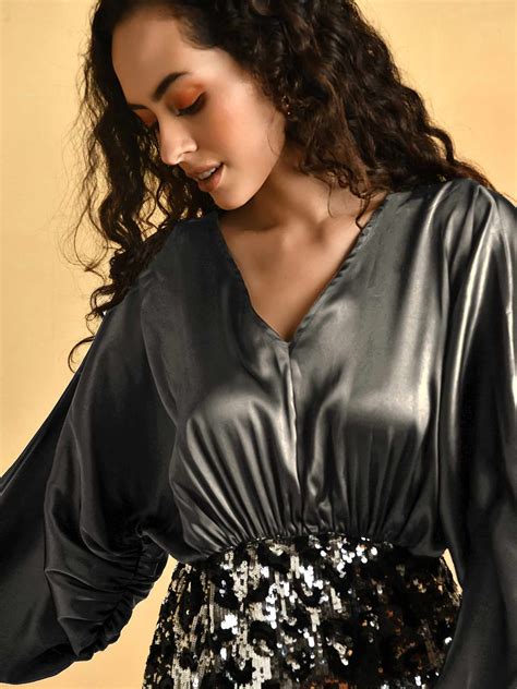 Shimmer It Real Embellished Dress