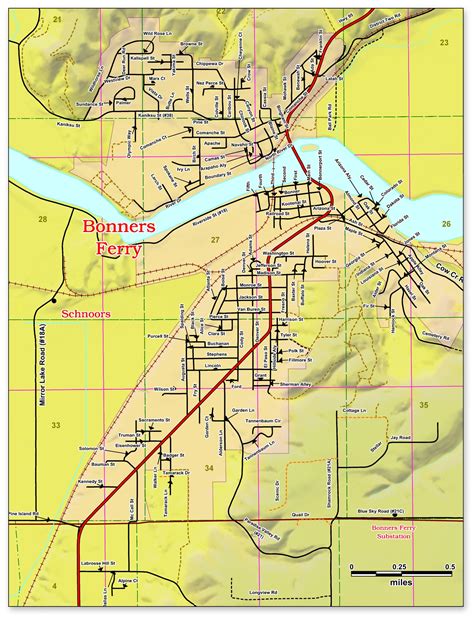 Bonners Ferry Maps and Directions