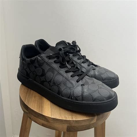 Coach Trainers - Men’s Black Shoes Some wear on... - Depop