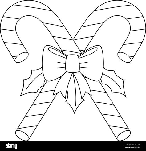 Candy Canes Coloring Pages